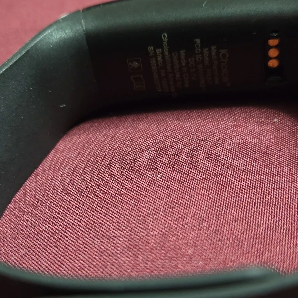 Sleek Black Wearable Fitness Band